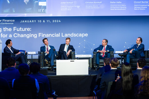 Panelists at the 2024 Campus for Finance - WHU New Year’s Conference