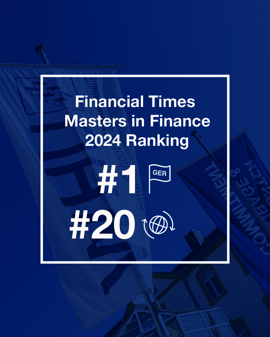 WHU’s Master in Finance #1 in Germany